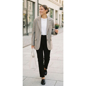 Lululemon Women's Size 6 Pull-On High-Rise Cropped Flare Pants Clean Girl Office